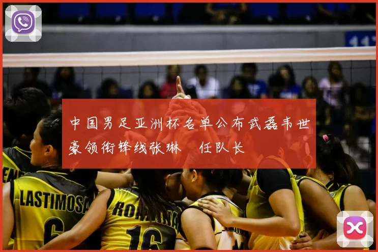 中国男足亚洲杯名单公布武磊韦世豪领衔锋线张琳芃任队长